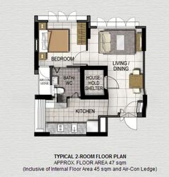 Blk 547D Segar Vale (Bukit Panjang), HDB 2 Rooms #589161131
